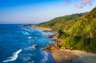 West Coast view from Irimahuwhero Lookout, Paparoa National Park, Punakaiki, New Zealand Art Print